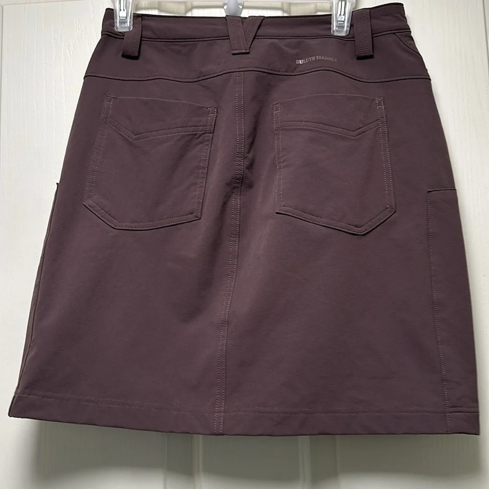 DULUTH TRADING CO Women’s Flexpedition Skirt Sz 8